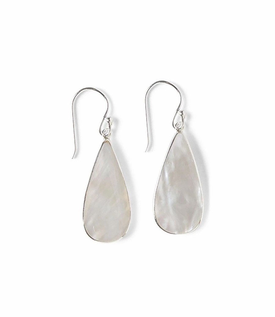 Accessories * | Karen Kane Teardrop Earrings Mother Of Pearl