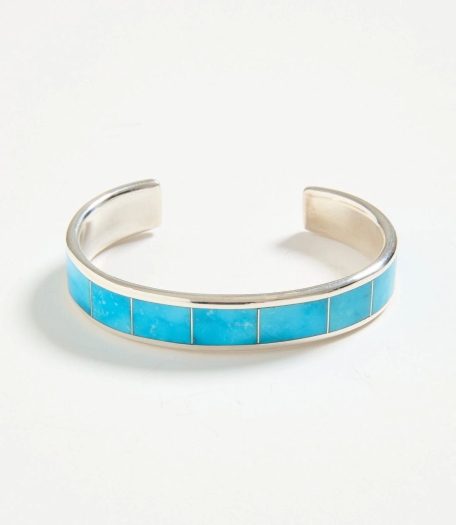 Accessories * | Karen Kane Inlay Cuff Bracelet Turquoise