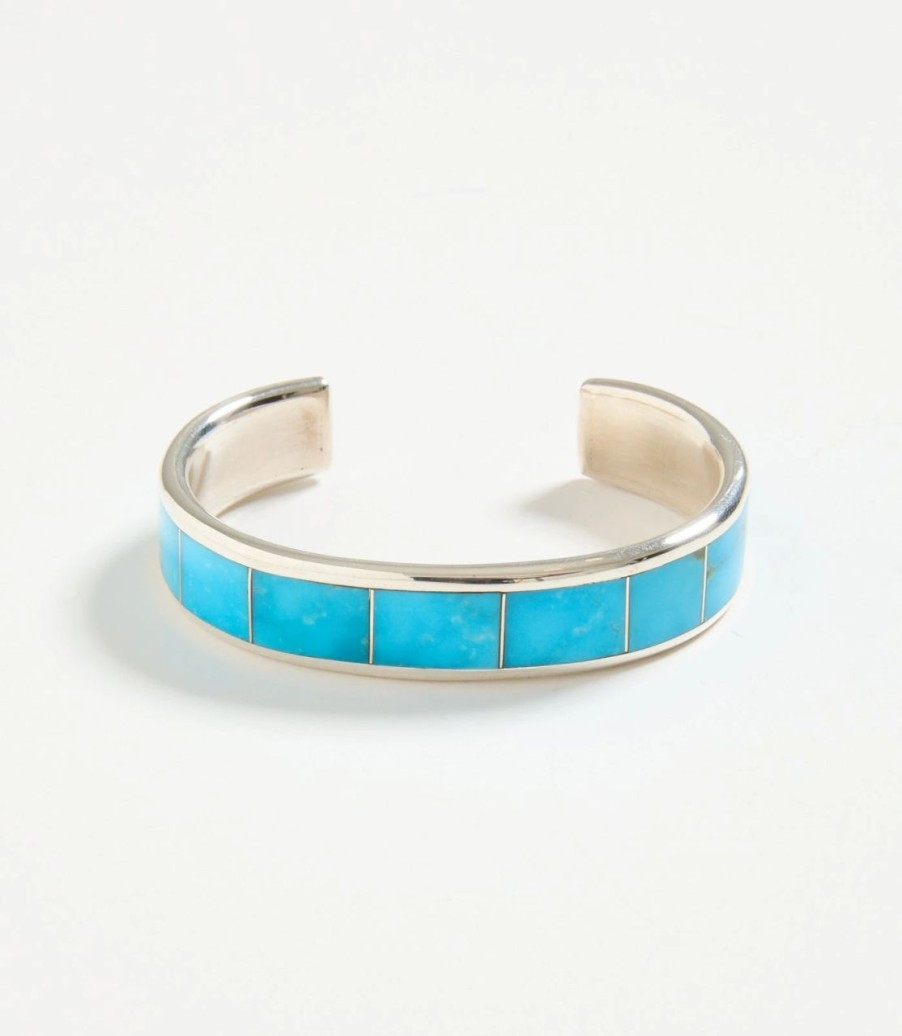 Accessories * | Karen Kane Inlay Cuff Bracelet Turquoise