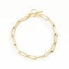 Accessories * | Karen Kane Thin Chain Bracelet Gold