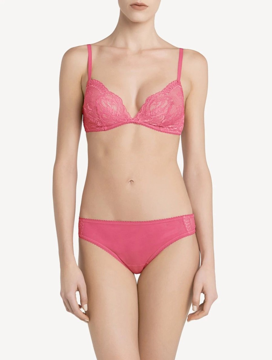 Bras * | Brigitta Wild Orchid Lace Non-Wired Bra