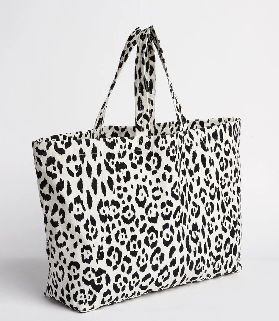 Accessories * | Karen Kane Weekend Tote Bag Leopard