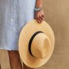 Accessories * | Karen Kane Straw Panama Hat Natural