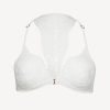 Bras * | Per Sempre Soft Triangle Bra In Off White With Cotton Leavers Lace