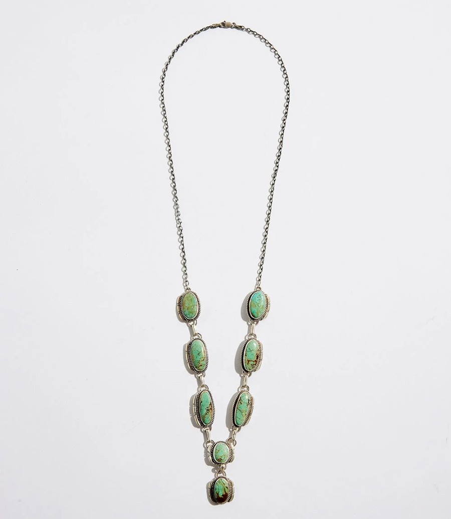 Accessories * | Karen Kane Stone Station Necklace Turquoise