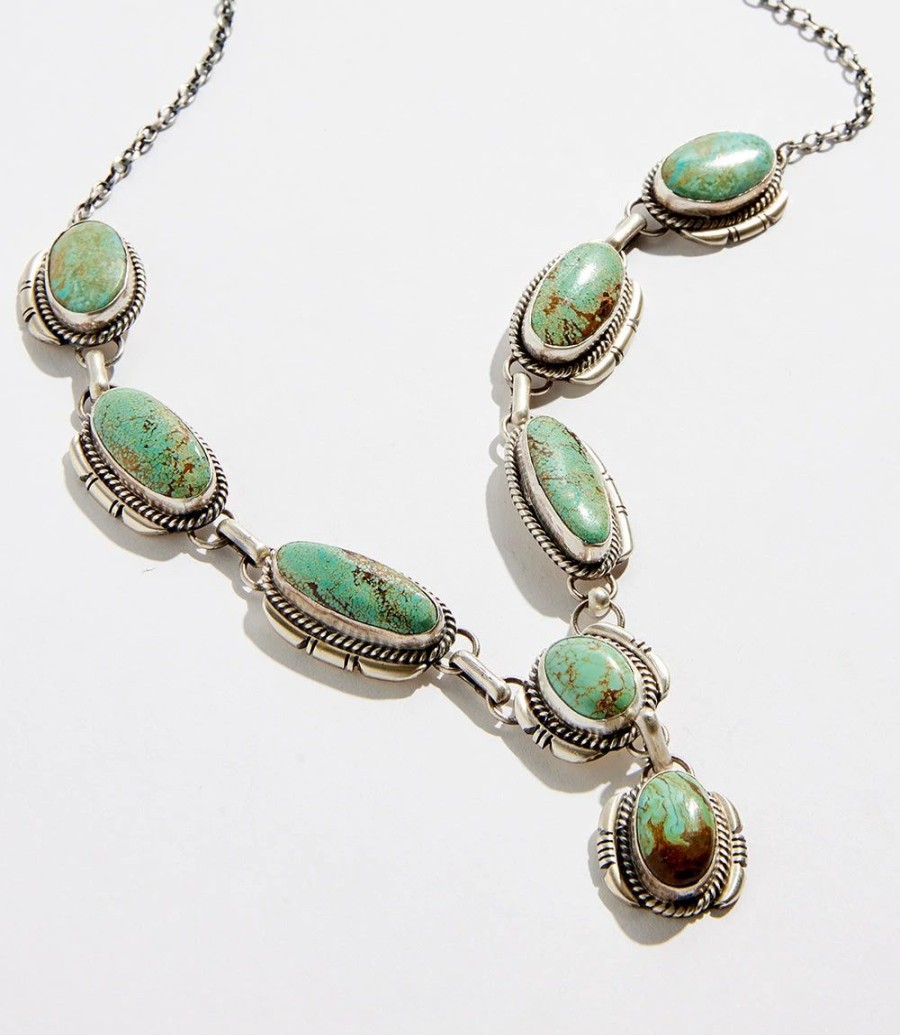 Accessories * | Karen Kane Stone Station Necklace Turquoise