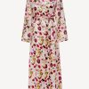 Sleepwear * | Silk Floral Print Long Robe