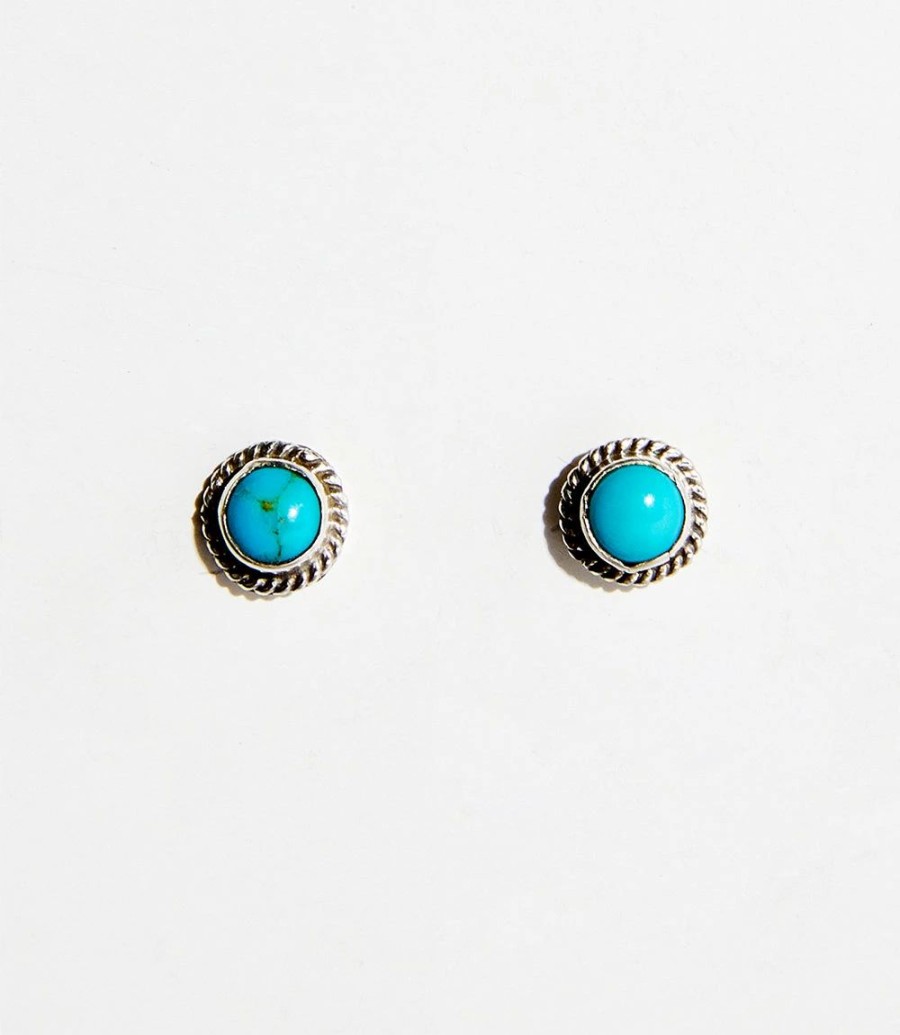 Accessories * | Karen Kane Stud Earrings Turquoise