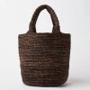 Accessories * | Karen Kane Raffia Tote Bag Brown