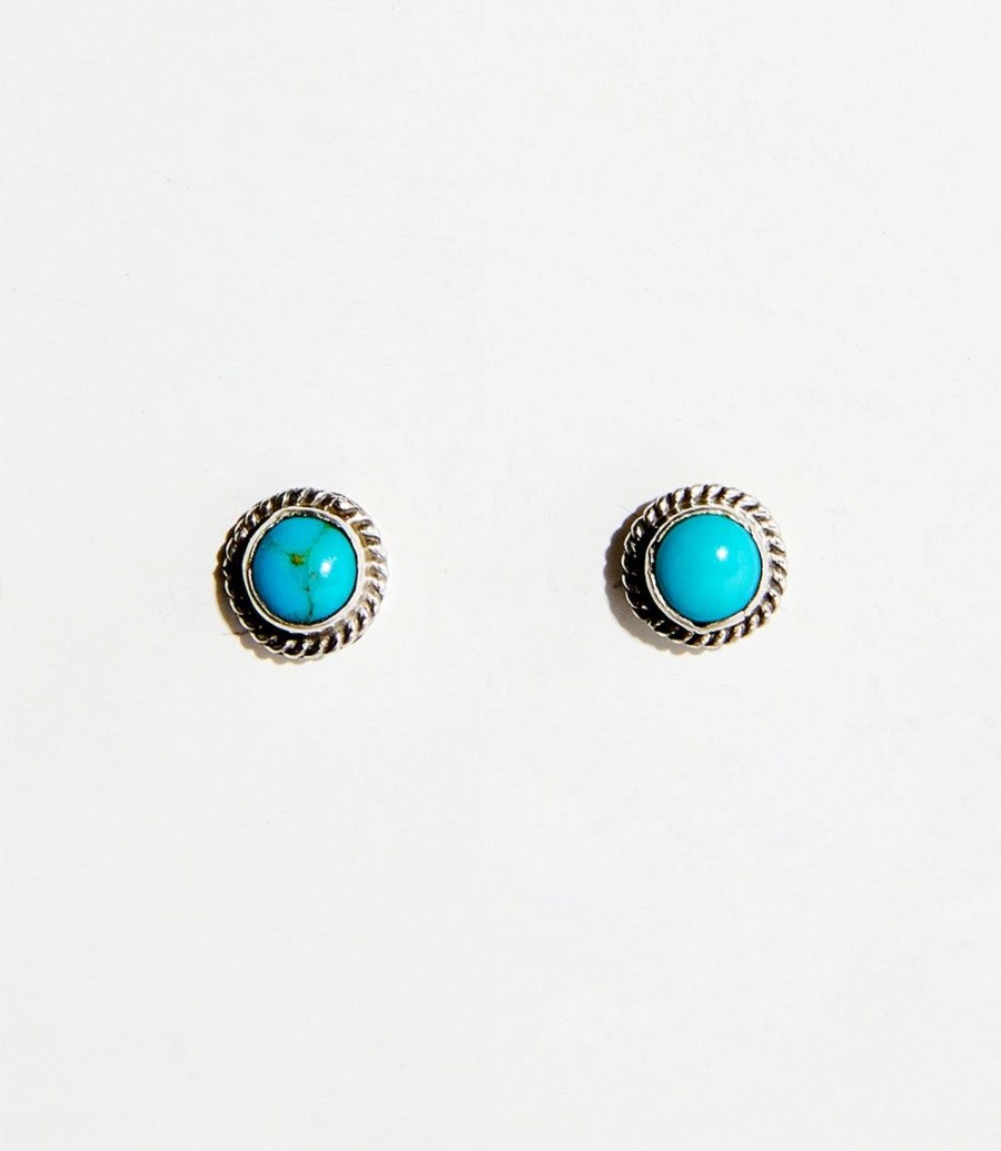 Accessories * | Karen Kane Stud Earrings Turquoise