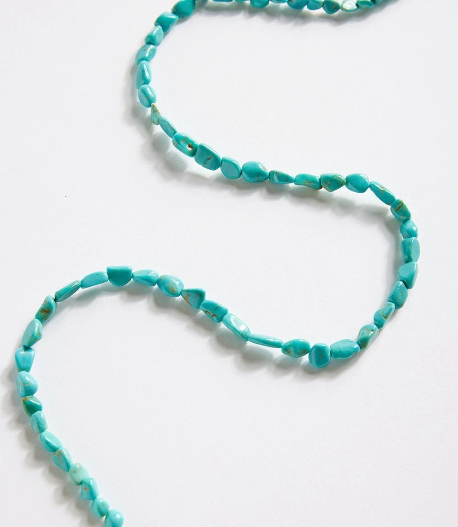 Accessories * | Karen Kane Beaded Necklace Turquoise