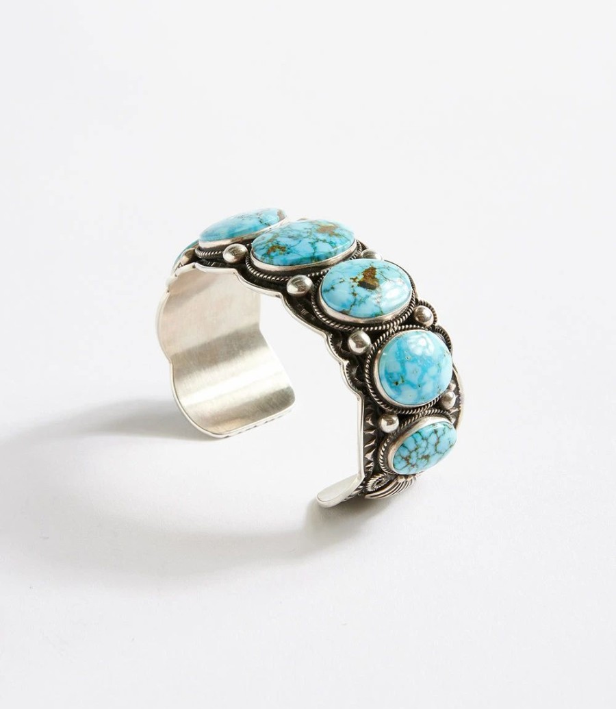 Accessories * | Karen Kane Multi-Stone Stone Cuff Bracelet Turquoise