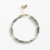 Accessories * | Karen Kane Beaded Gemstone Bracelet Gold