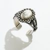 Accessories * | Karen Kane Buffalo Stone Cuff Bracelet White