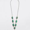 Accessories * | Karen Kane Stone Station Necklace Turquoise