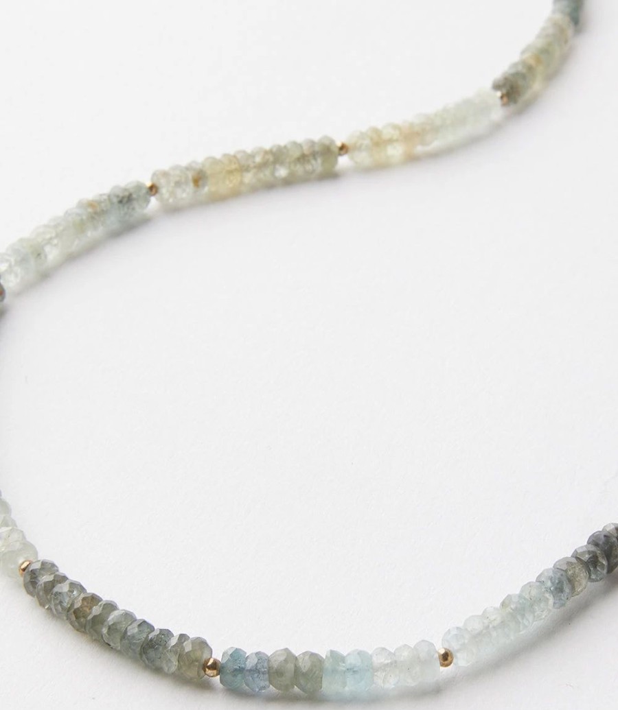 Accessories * | Karen Kane Beaded Marine Necklace Aqua