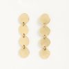 Accessories * | Karen Kane Disc Earrings Gold