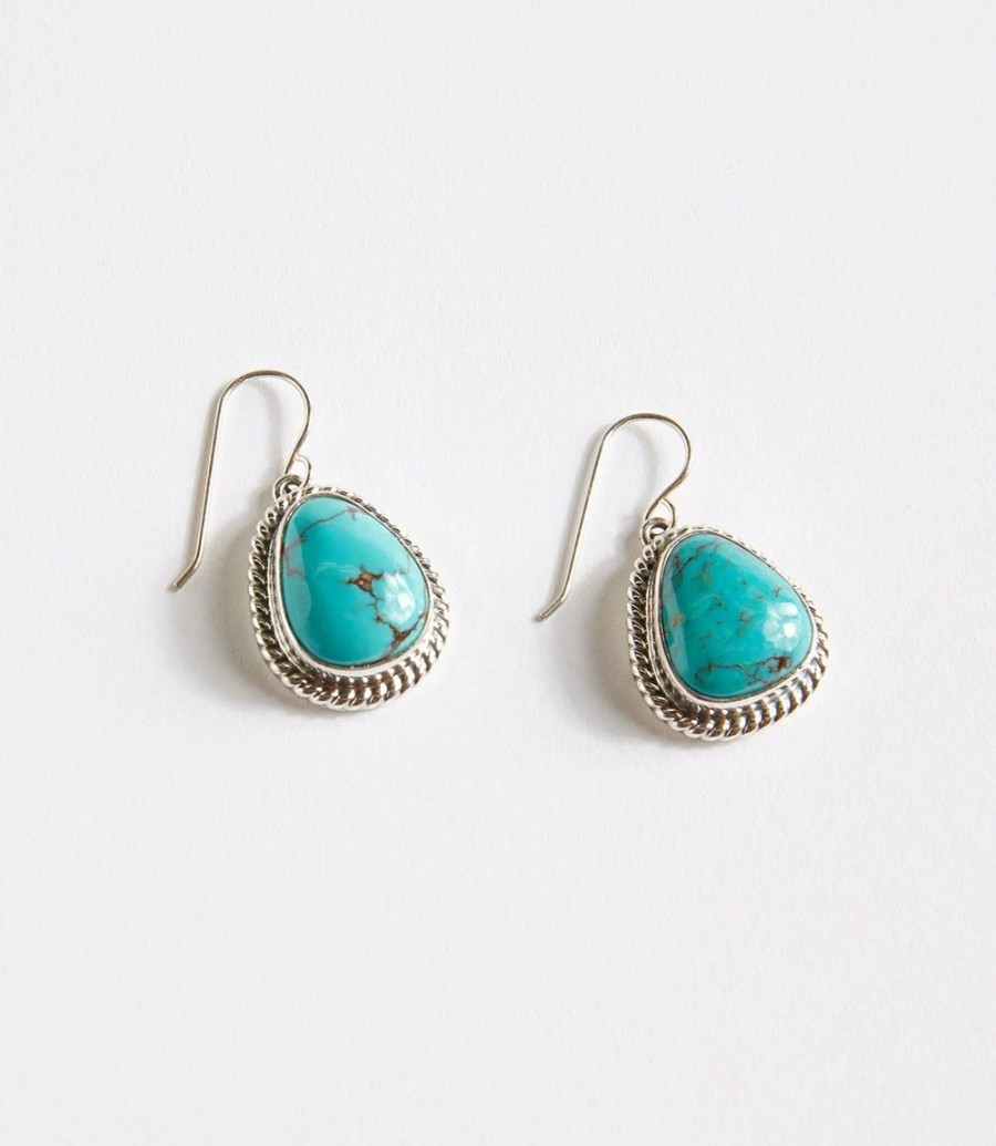 Accessories * | Karen Kane Kingman Drop Earrings Turquoise