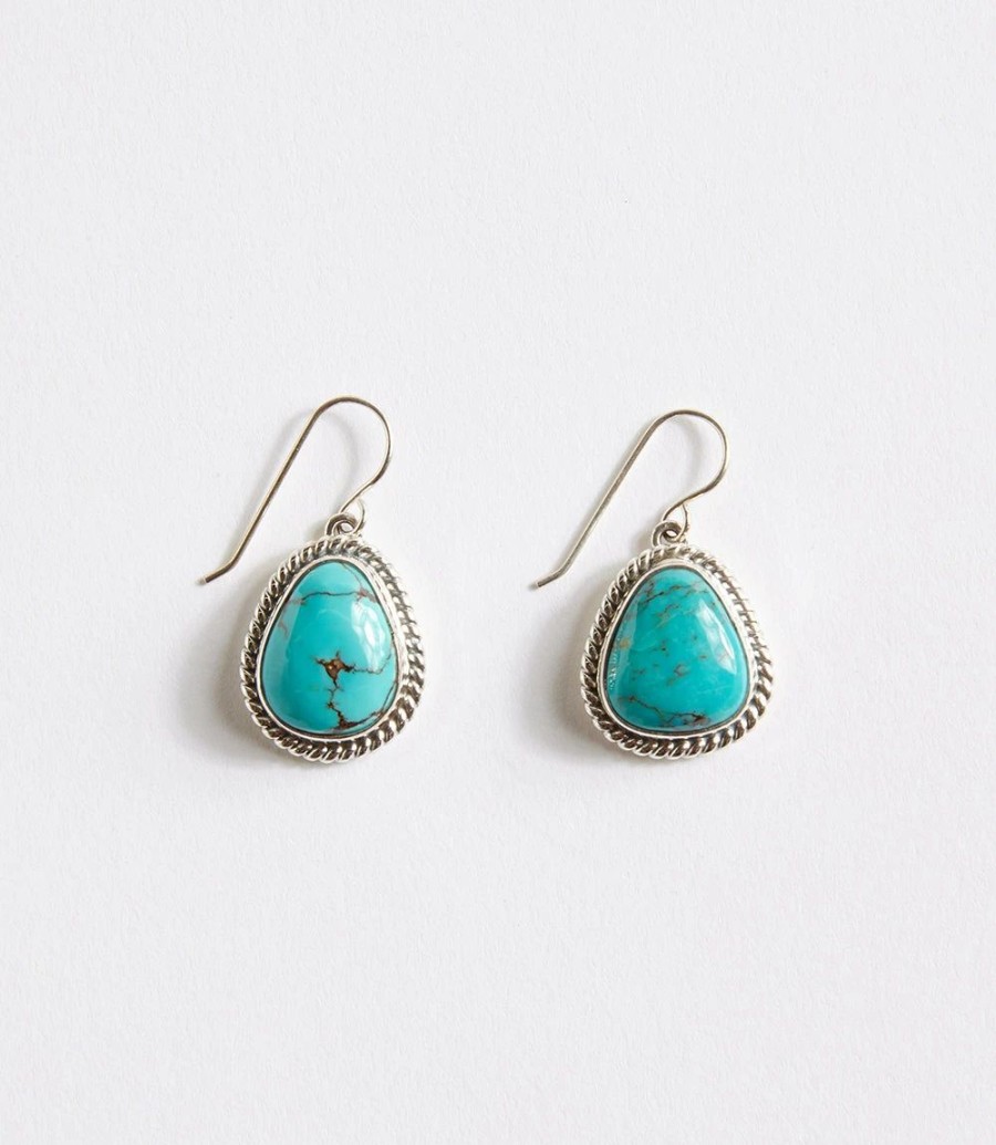 Accessories * | Karen Kane Kingman Drop Earrings Turquoise