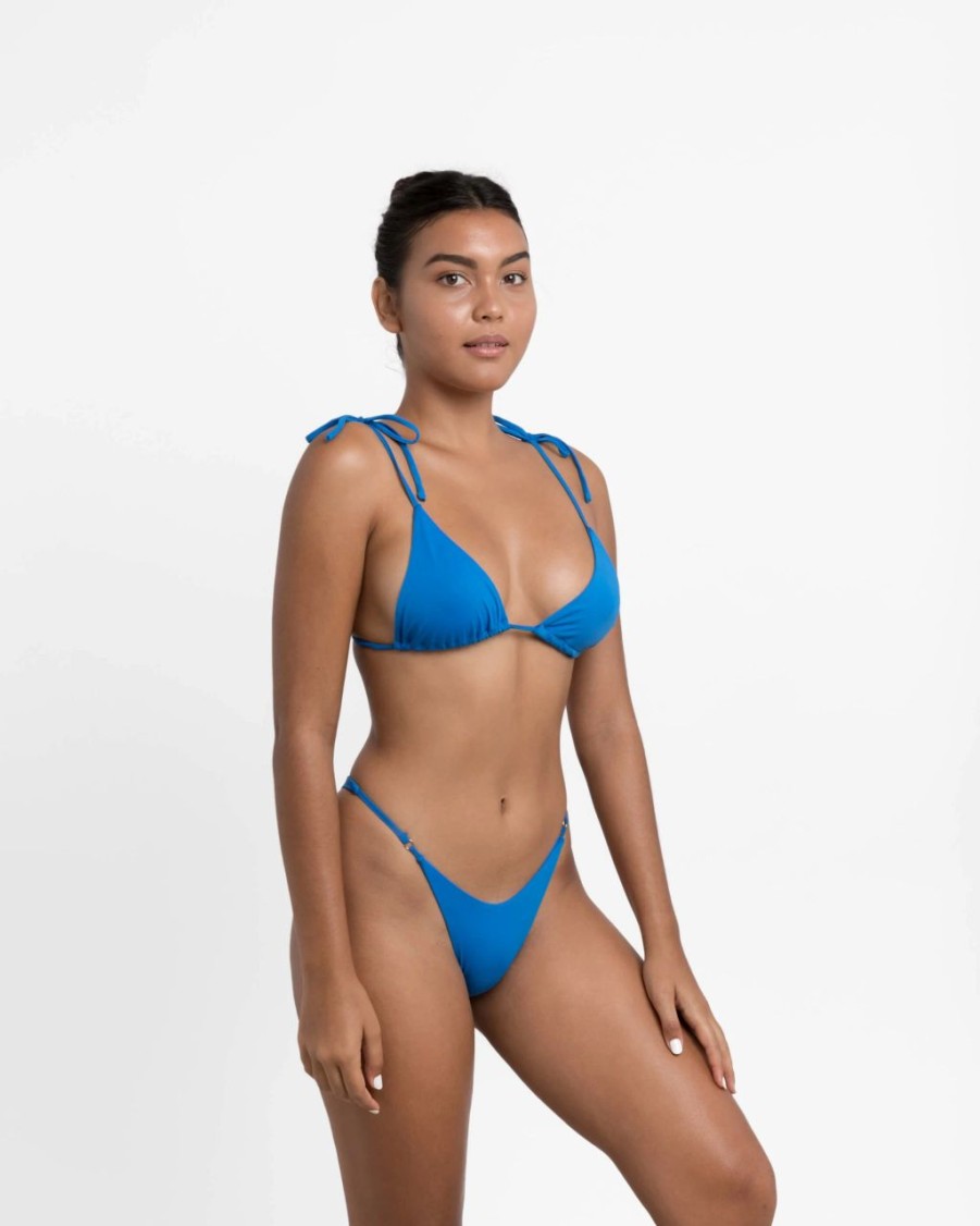 Bottoms * | Sculpt Swim Yorkville Sapphire Bottom