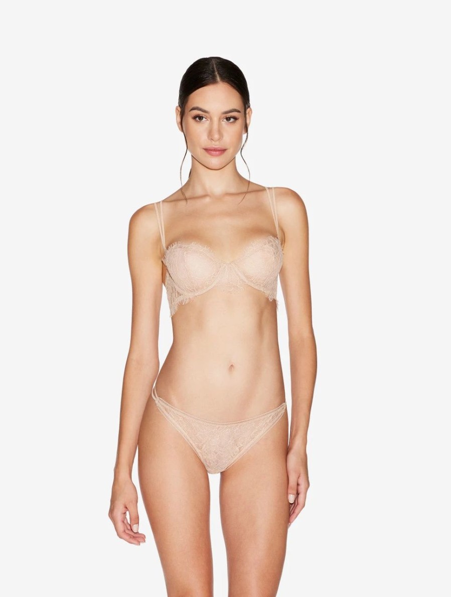 Bras * | Spell On You Balconette Bra With Lace In Oak Blush