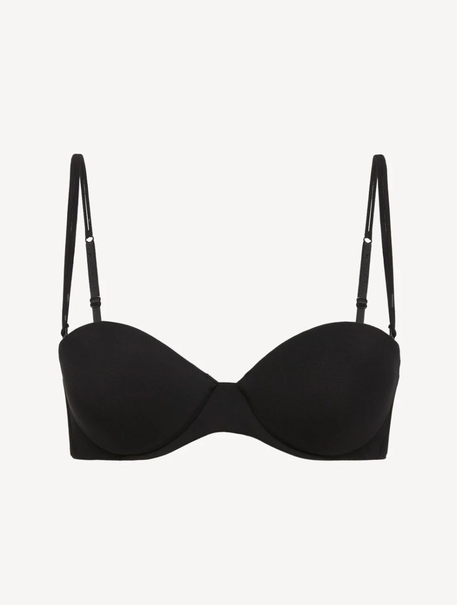 Bras * | Up Date Bandeau Bra In Black