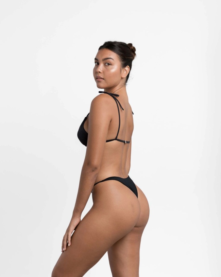 Bottoms * | Sculpt Swim Yorkville Noir Bottom