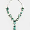 Accessories * | Karen Kane Carico Lake Stone Lariat Necklace Turquoise