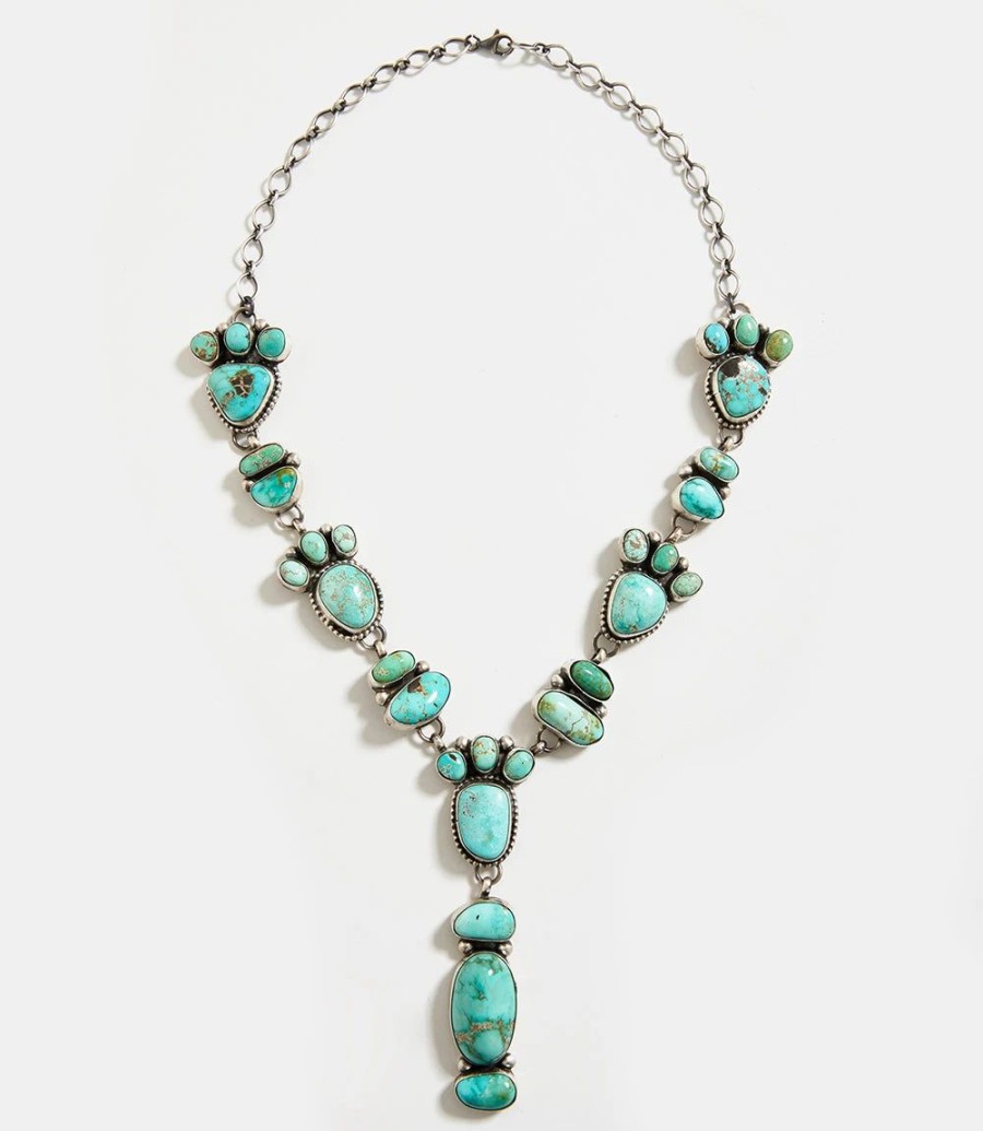 Accessories * | Karen Kane Carico Lake Stone Lariat Necklace Turquoise