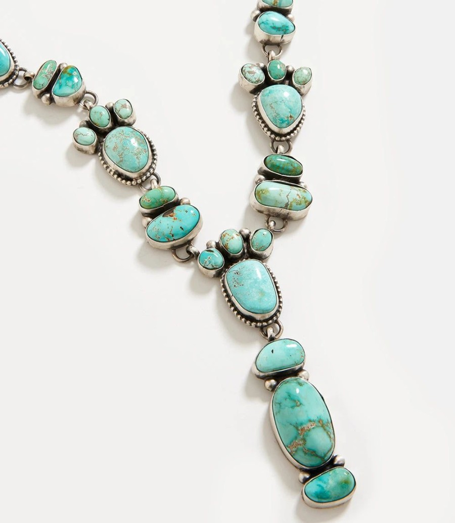 Accessories * | Karen Kane Carico Lake Stone Lariat Necklace Turquoise