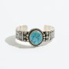 Accessories * | Karen Kane Embellished Stone Cuff Bracelet Turquoise