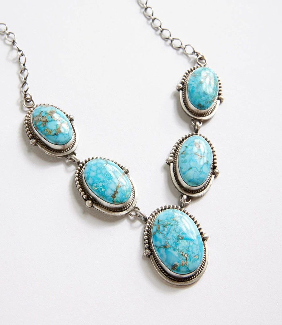 Accessories * | Karen Kane Station Necklace Turquoise