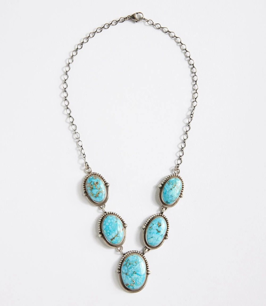 Accessories * | Karen Kane Station Necklace Turquoise