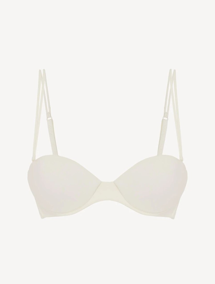 Bras * | Up Date Bandeau Bra In White