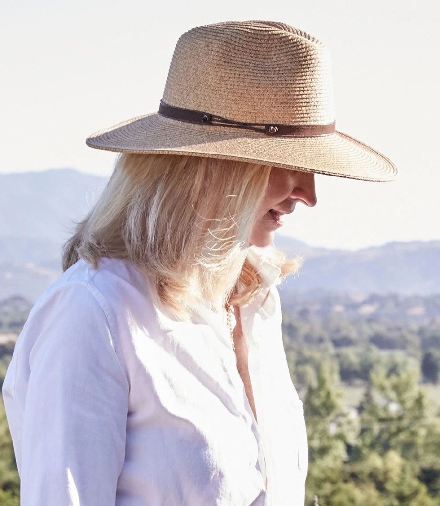 Accessories * | Karen Kane Straw Panama Hat Natural