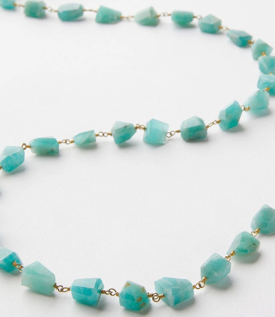 Accessories * | Karen Kane Stone Necklace Amazonite