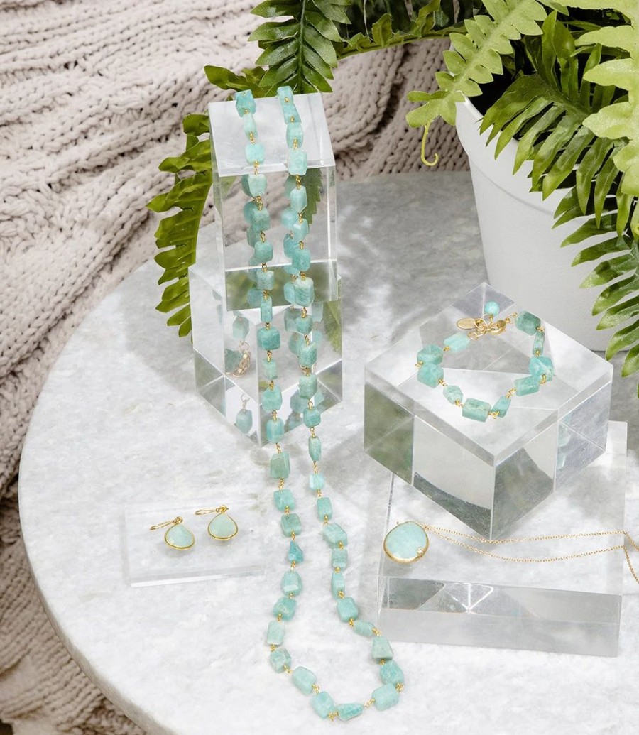 Accessories * | Karen Kane Stone Necklace Amazonite