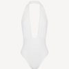 One-Piece Bathing Suits * | Etoile Halter Neck Swimsuit In White