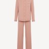 Sleepwear * | Midnight Botanica Pyjamas In Blush Clay