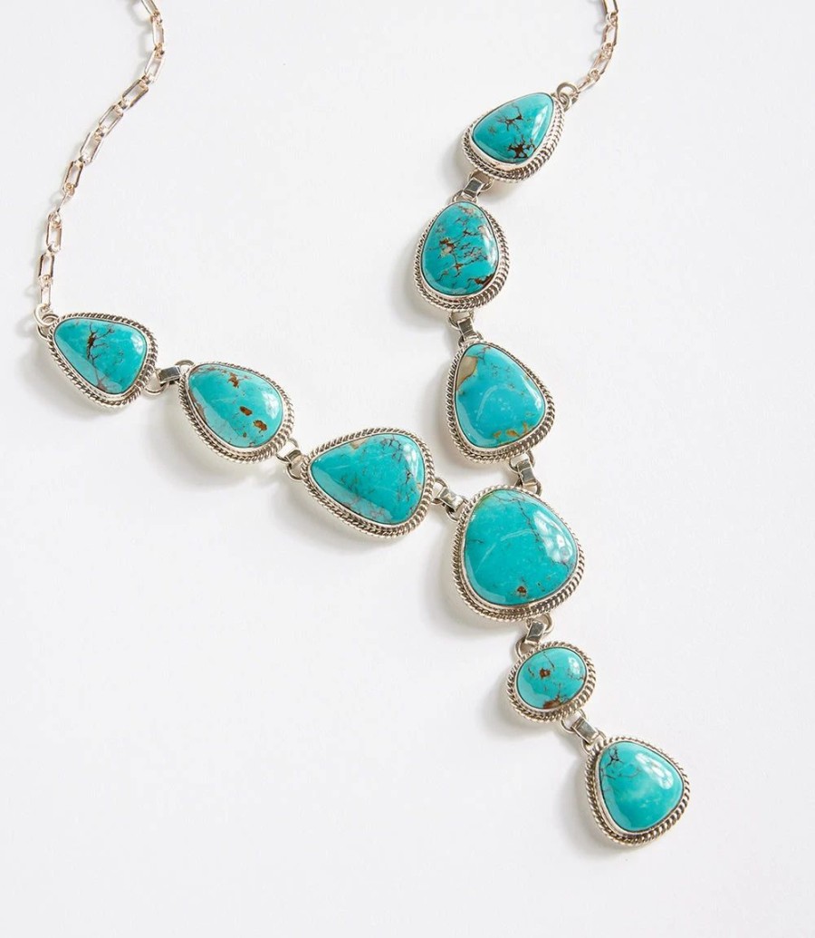 Accessories * | Karen Kane Royston Lariat Necklace Turquoise