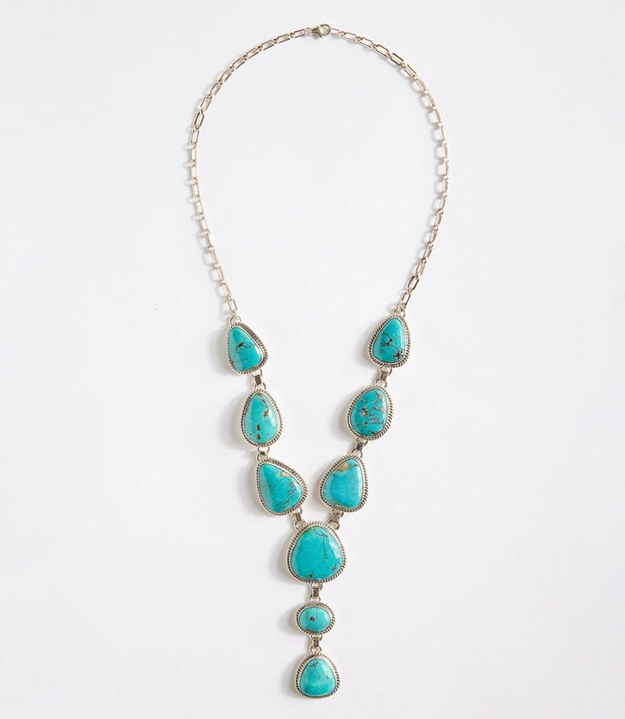 Accessories * | Karen Kane Royston Lariat Necklace Turquoise