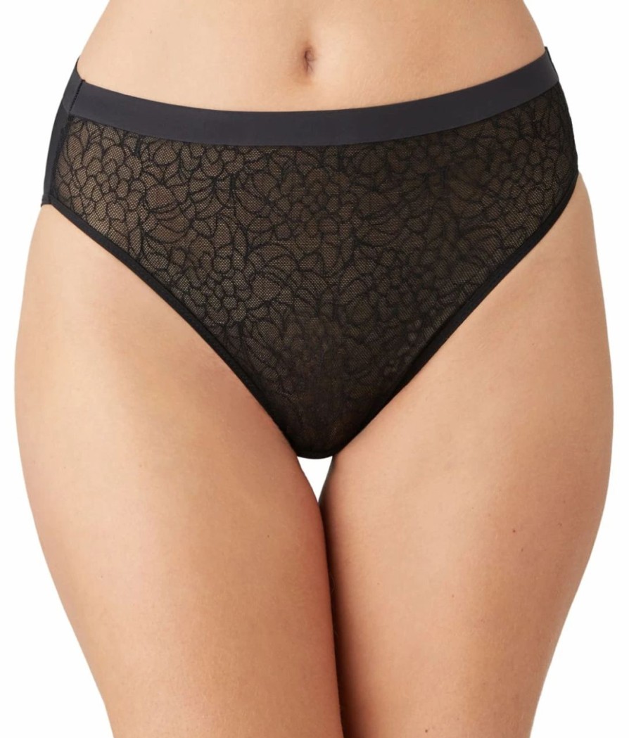 Bottoms * | Wacoal All Edge Hi Cut Brief, Sizes S-Xl, Panty Style # 841341