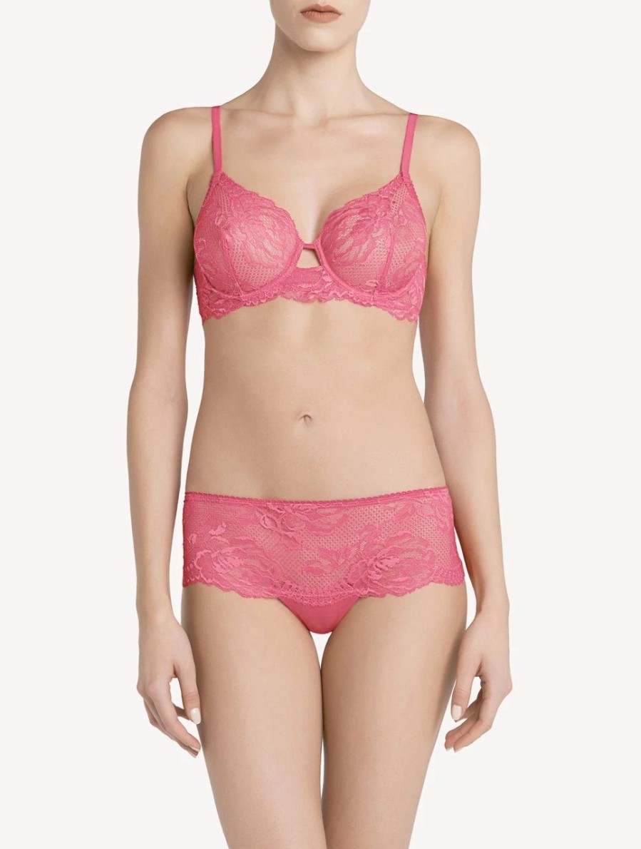 Bras * | Brigitta Wild Orchid Lace Underwired Bra