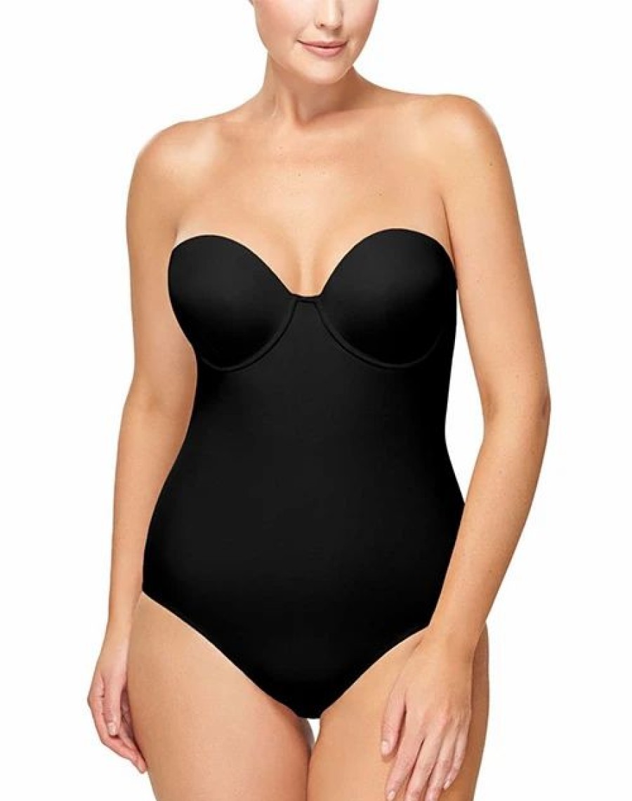 Bottoms * | Wacoal Red Carpet Strapless Full Busted Underwire Bodysuit, Style # 801219 Black